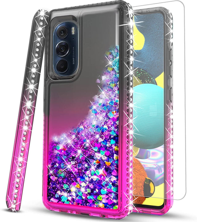 Redpepper Edge Plus 2022 Cover Glitter Teal Purple con Vetro