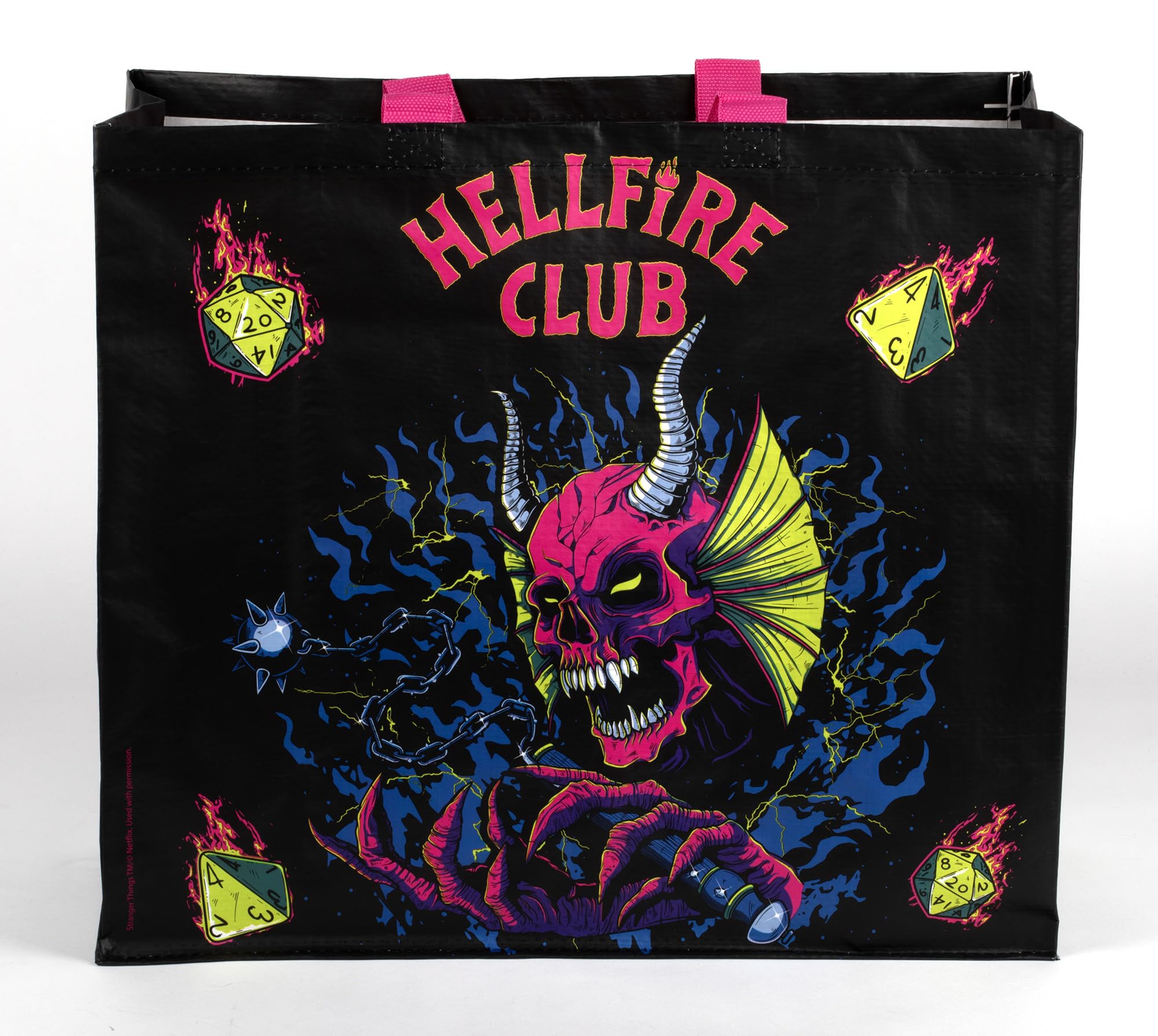 Konix Stranger Things Hellfire Borsa Spesa 40x45 Riciclata