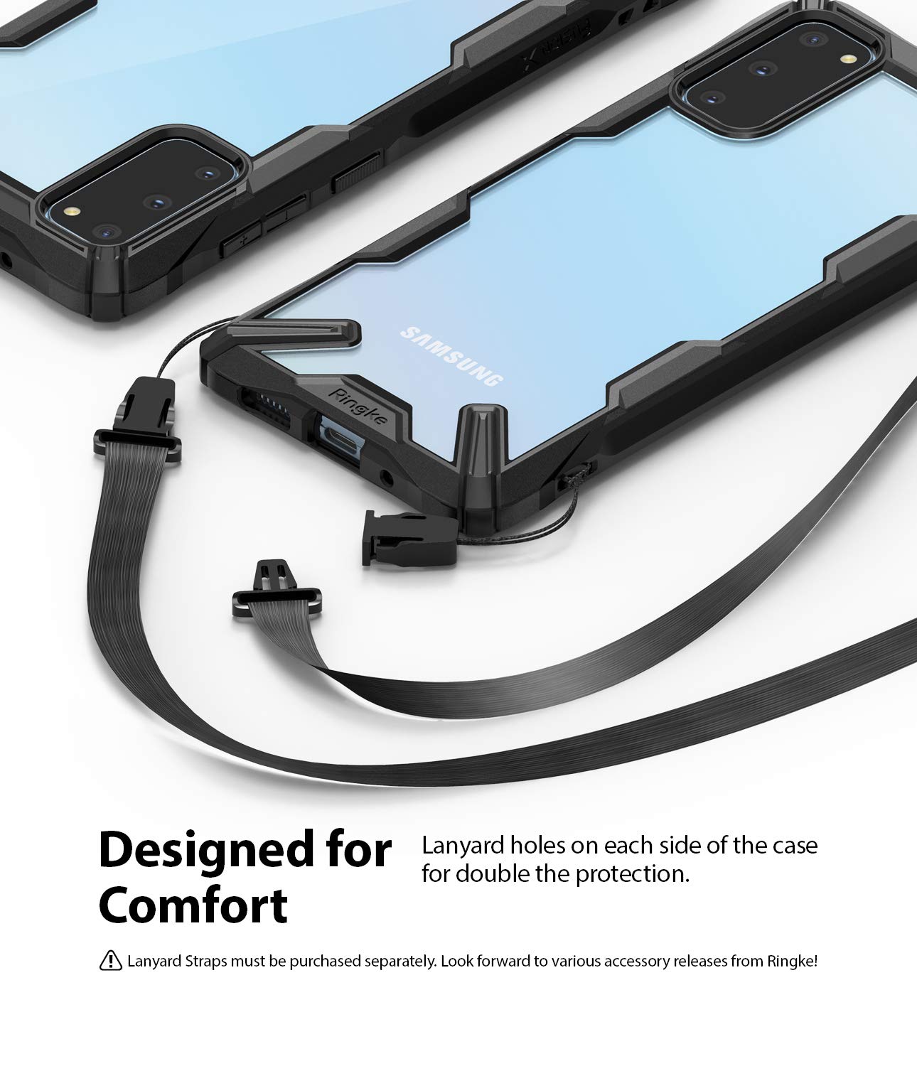 Ringke Fusion-X Custodia Galaxy S20 6.2 Nera Antiurto TPU