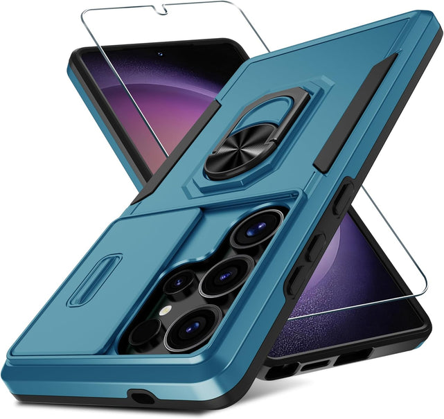 Redpepper Galaxy Cases Galaxy S25 Ultra custodia nera slide lens cover