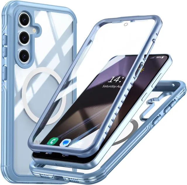 Redpepper Galaxy S25 Ultra Custodia Corazzata Full Body Blu