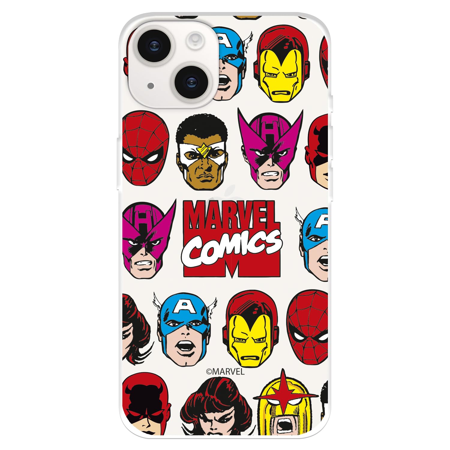 La Casa de las Carcasas Marvel Silhouettes custodia iPhone 15 Plus trasparente