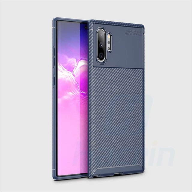 Redpepper Note 10 Pro Cover Morbida Effetto Carbonio Antigraffio