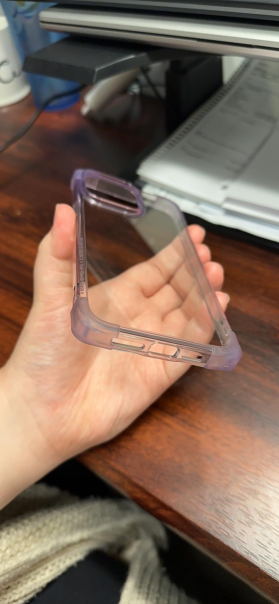Ringke Fusion Bumper Cover iPhone 14 Pro Nera Matte Opaca