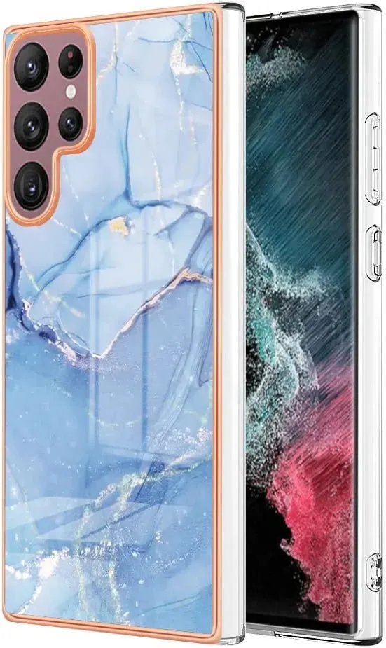 Redpepper Galaxy S23 Ultra cover slim marmo anti impronta