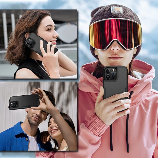 Redpepper iPhone 14 Pro Max Cover 6.7" antiurto 2 in 1