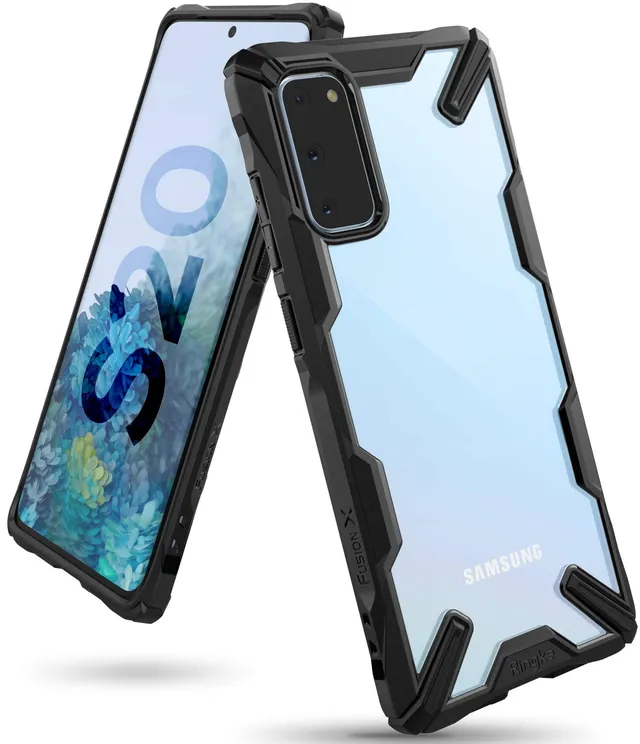 Ringke Fusion-X Custodia Galaxy S20 6.2 Nera Antiurto TPU