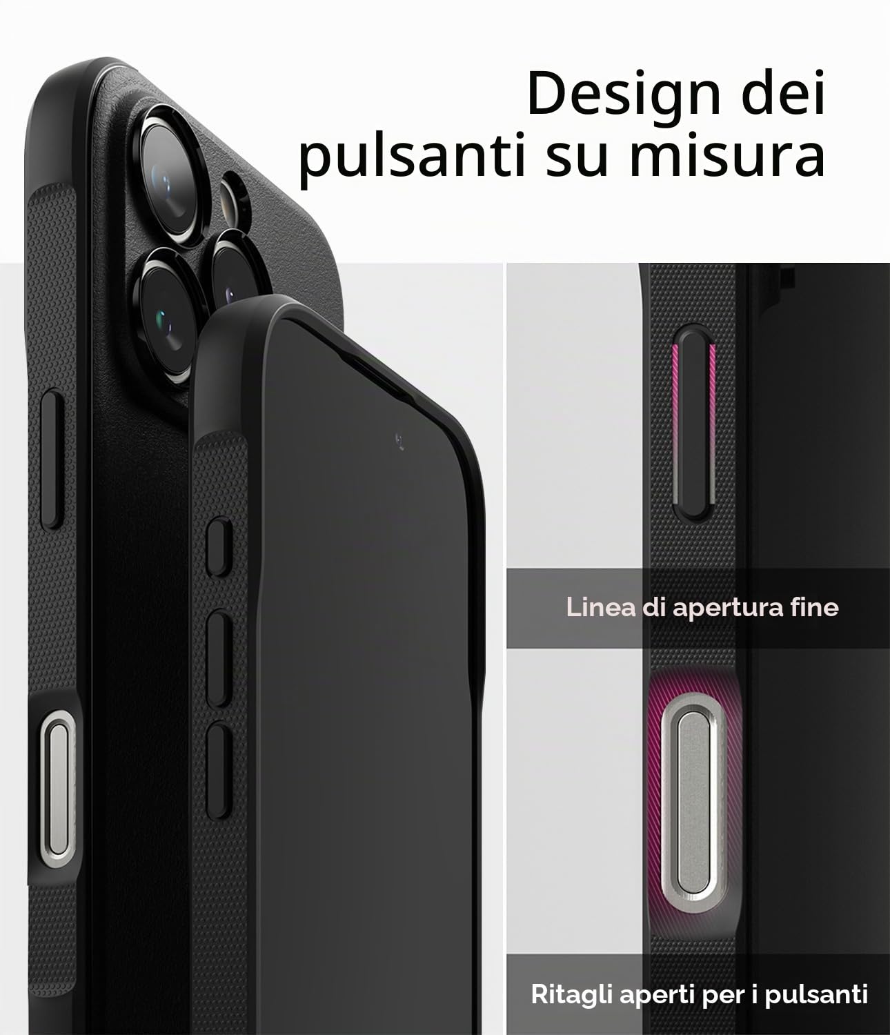 Ringke Onyx Cover iPhone 16 Pro Max Black Nera Antiscivolo