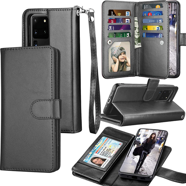 Redpepper Galaxy S20 Ultra cover portafoglio pelle carte