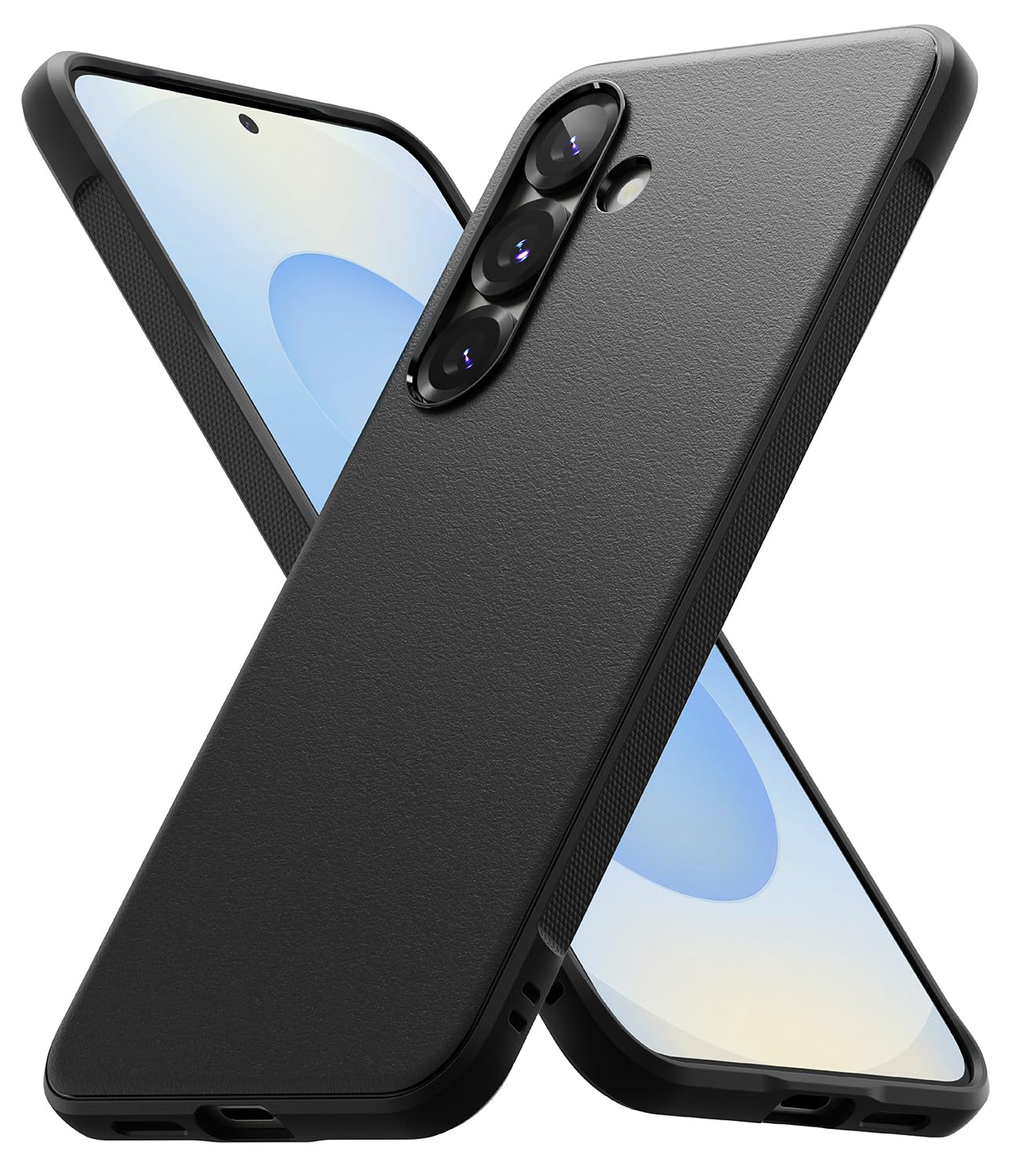 Ringke Onyx Galaxy S25 cover TPU nera anti-impronta