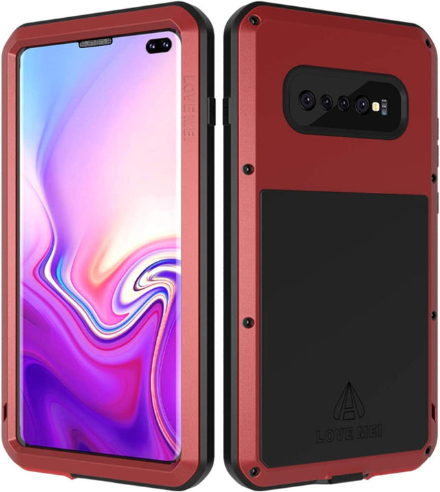 Redpepper Samsung Galaxy S10 Plus custodia 360 argento vetro