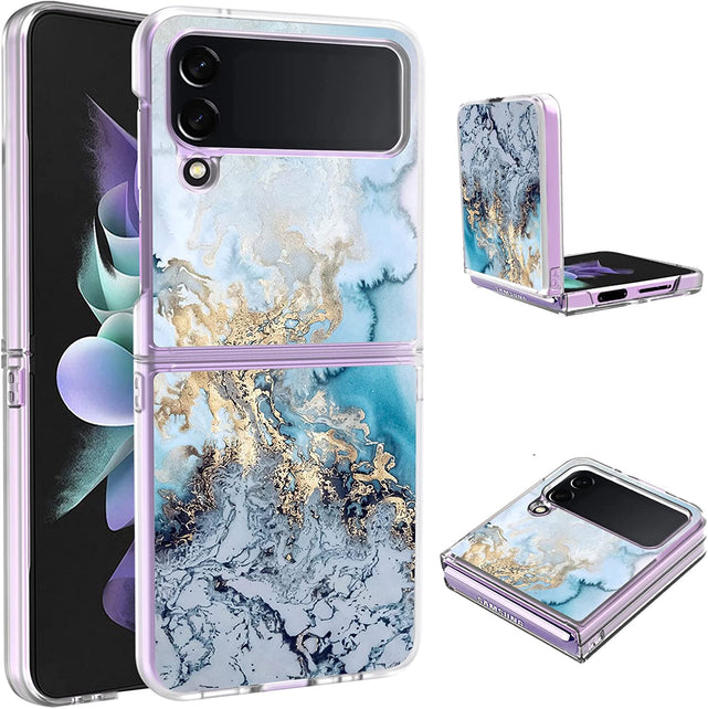 Redpepper Galaxy Z Flip 4 cover trasparente cuore rosa slim