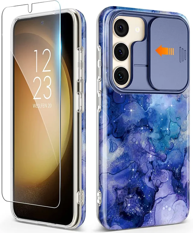 Redpepper Galaxy S23 custodia marmo cover fotocamera