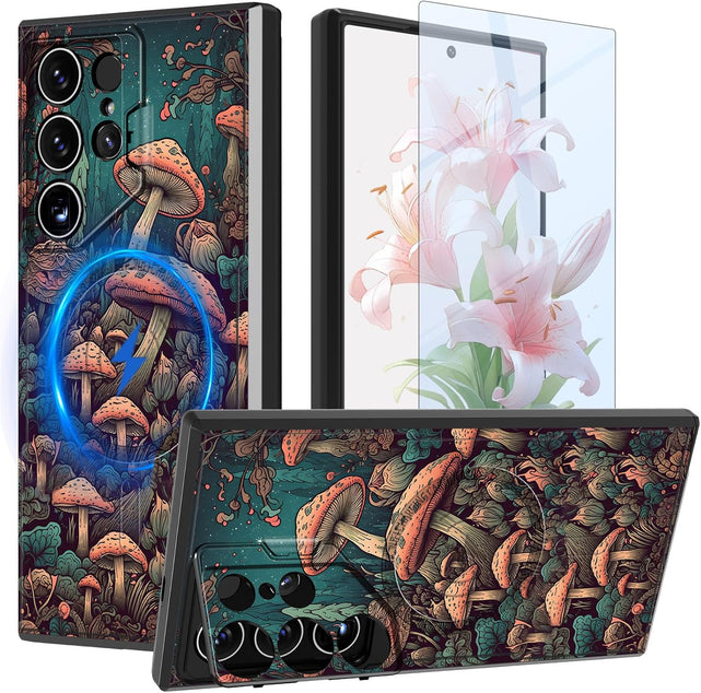Redpepper Galaxy S24/S25 Plus custodia Owl Moon con stand