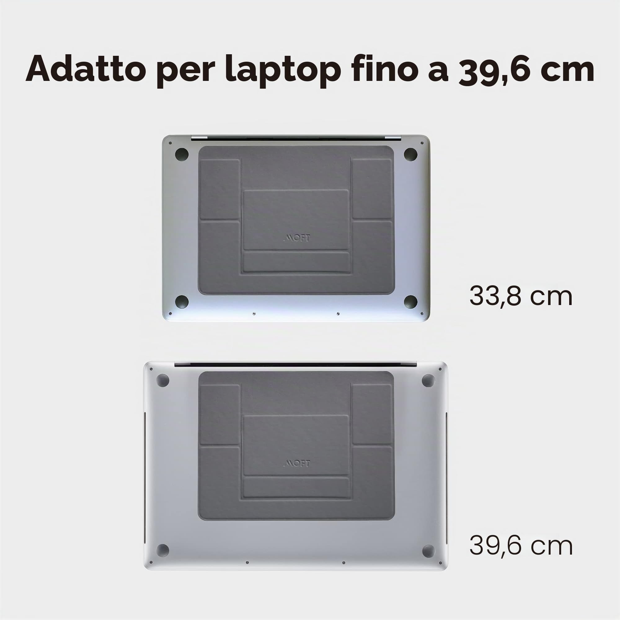 MOFT Invisible Series supporto laptop 15.6" grigio stellato adesivo