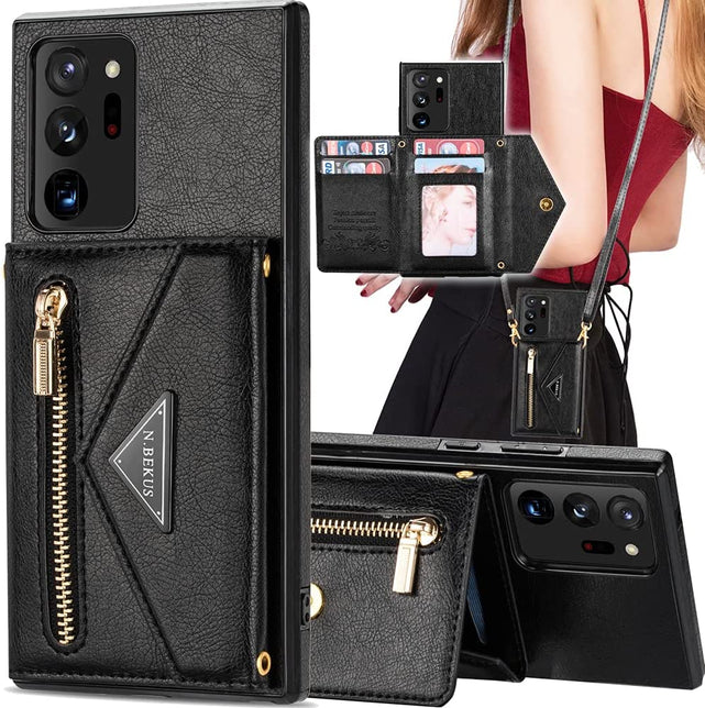 Redpepper Note 20 Ultra cover viola portafoglio con tracolla
