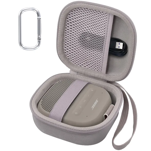 Aenllosi Speaker Case Bose SoundLink Micro 2 custodia sabbia EVA