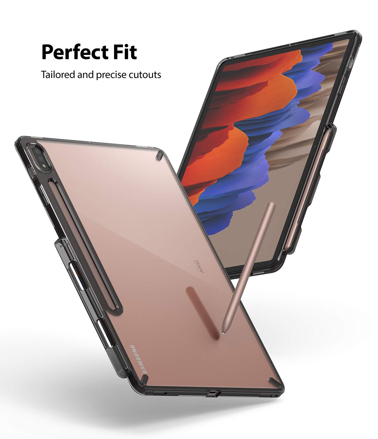 Ringke Fusion Cover Galaxy Tab S8 Plus Smoke Black Penna