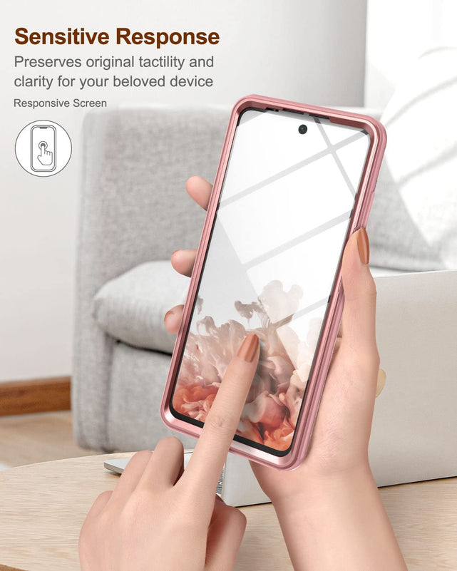 Redpepper Motorola Edge 2021 Custodia Antiurto con Pellicola