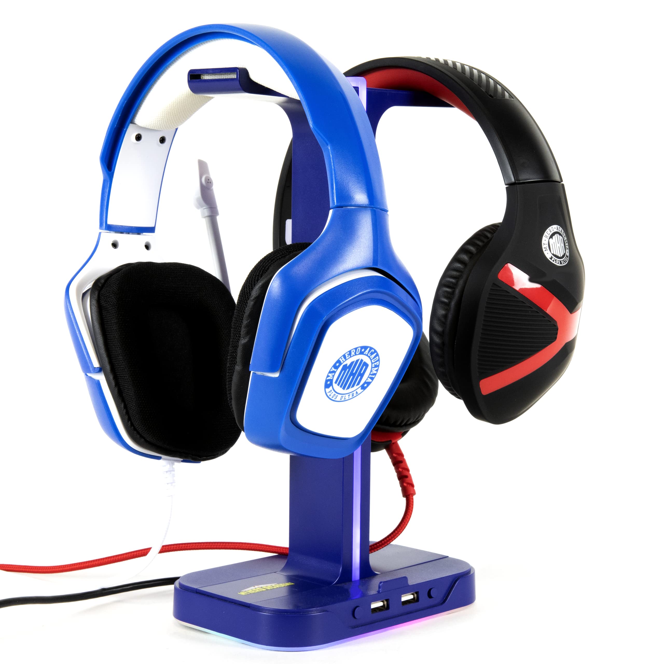 Konix Headset Holders My Hero Academia Stand Cuffie LED Blu