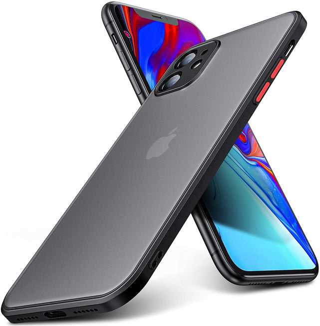 Redpepper Apple Cases Cover iPhone 11 Nero Slim Antiscivolo