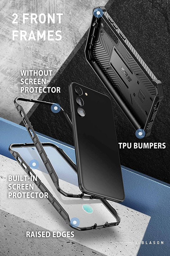 Redpepper Galaxy S23 Plus cover rugged kickstand nero