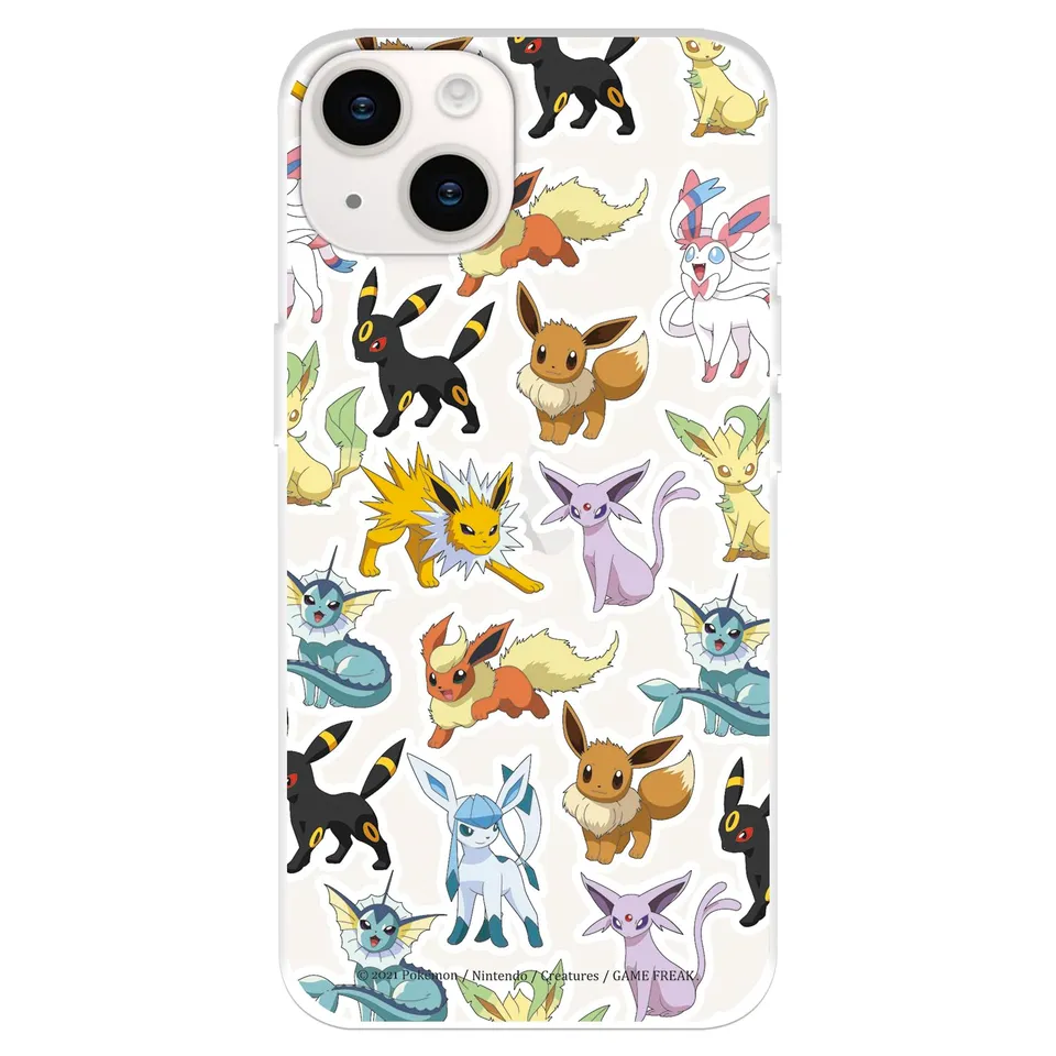 La Casa de las Carcasas Pokemon Eevee Evolutions custodia iPhone 15 Plus