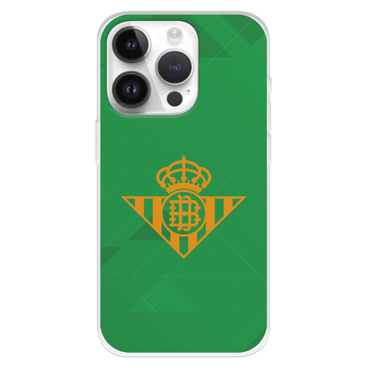 La Casa Custodia iPhone 15 Pro Real Betis Scudo Giallo Silicone