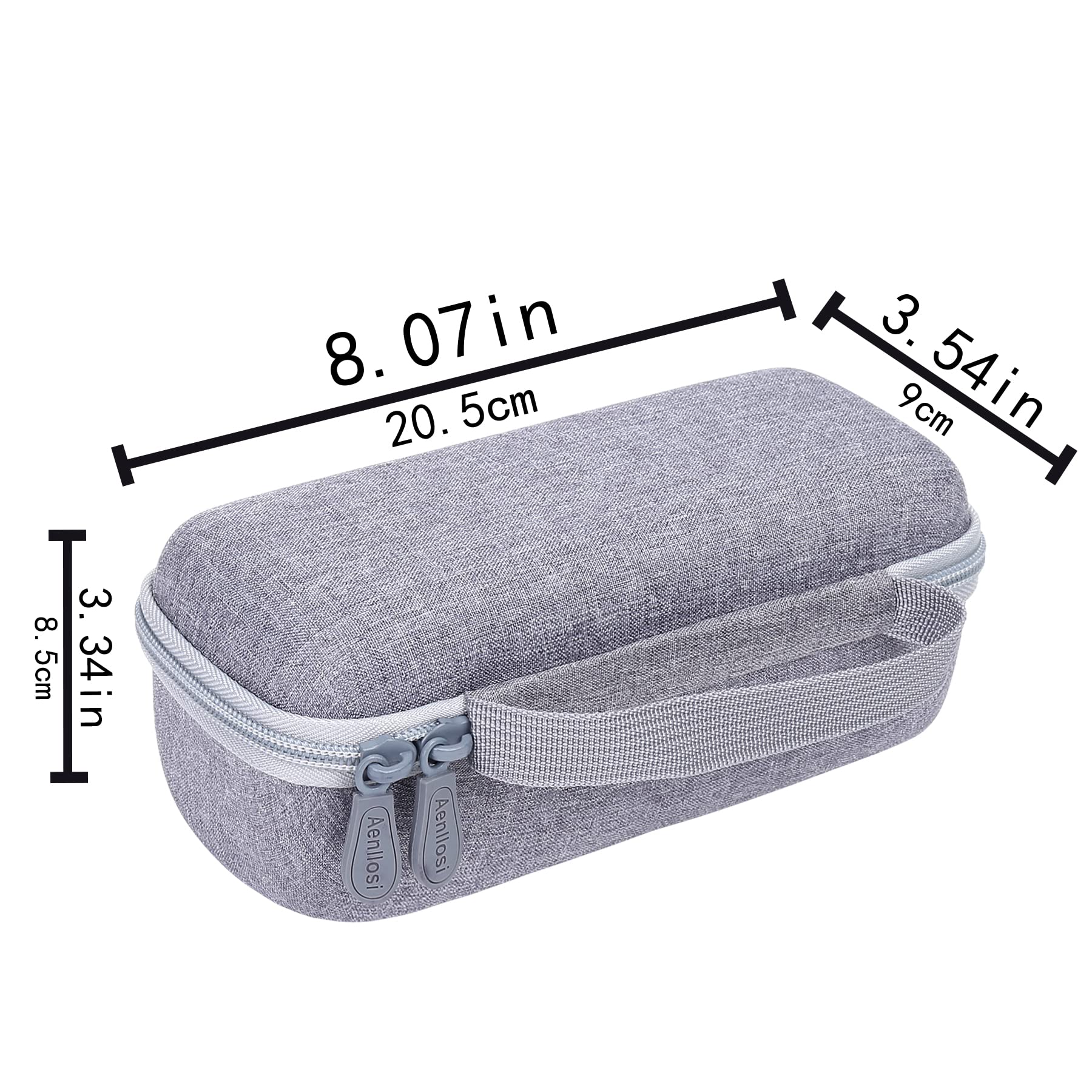 Aenllosi Microphone Case Super 55 custodia rigida EVA nera