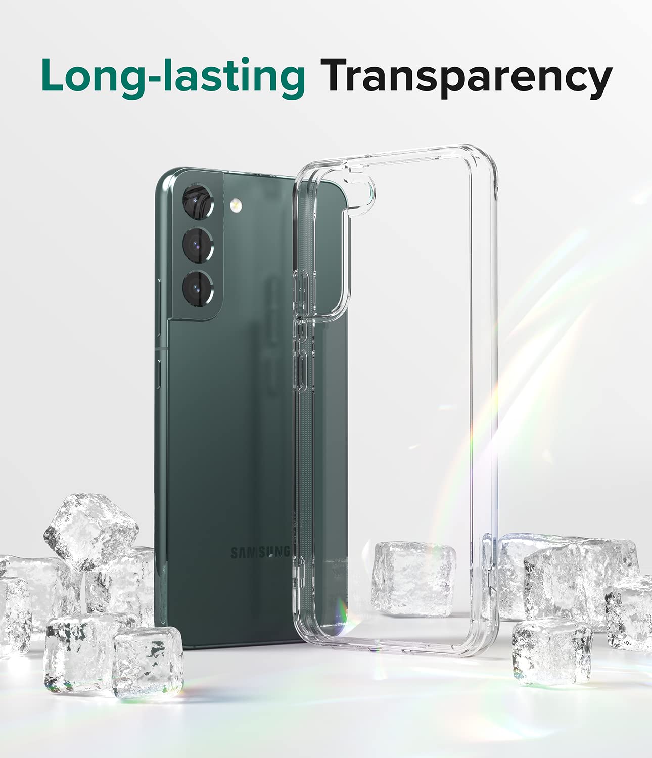 Ringke Fusion Cover Galaxy S22 Plus 5G Trasparente Clear Antiurto