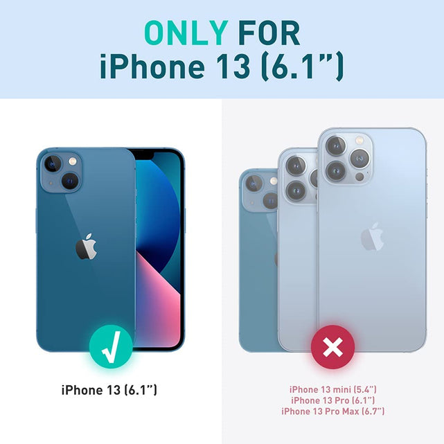 Redpepper iPhone 13 Cover Anello 360° Supporto Antiurto