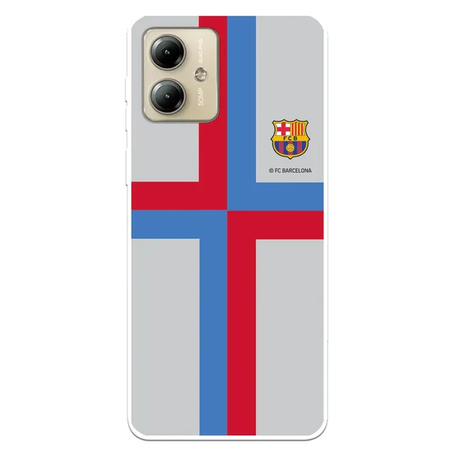 La Casa de las Carcasas Squadre cover Moto G14 Barcellona cruz blaugrana