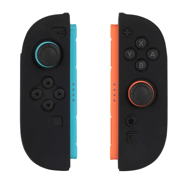 Konix Custodia Joy-Con Switch 2 silicone nero antiurto