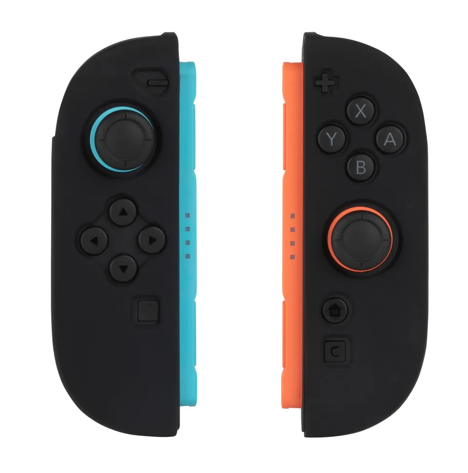 Konix Custodia Joy-Con Switch 2 silicone nero antiurto