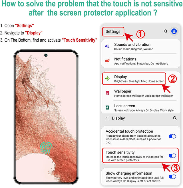 Redpepper Screen Protectors Galaxy S22 Plus pellicola 3pz