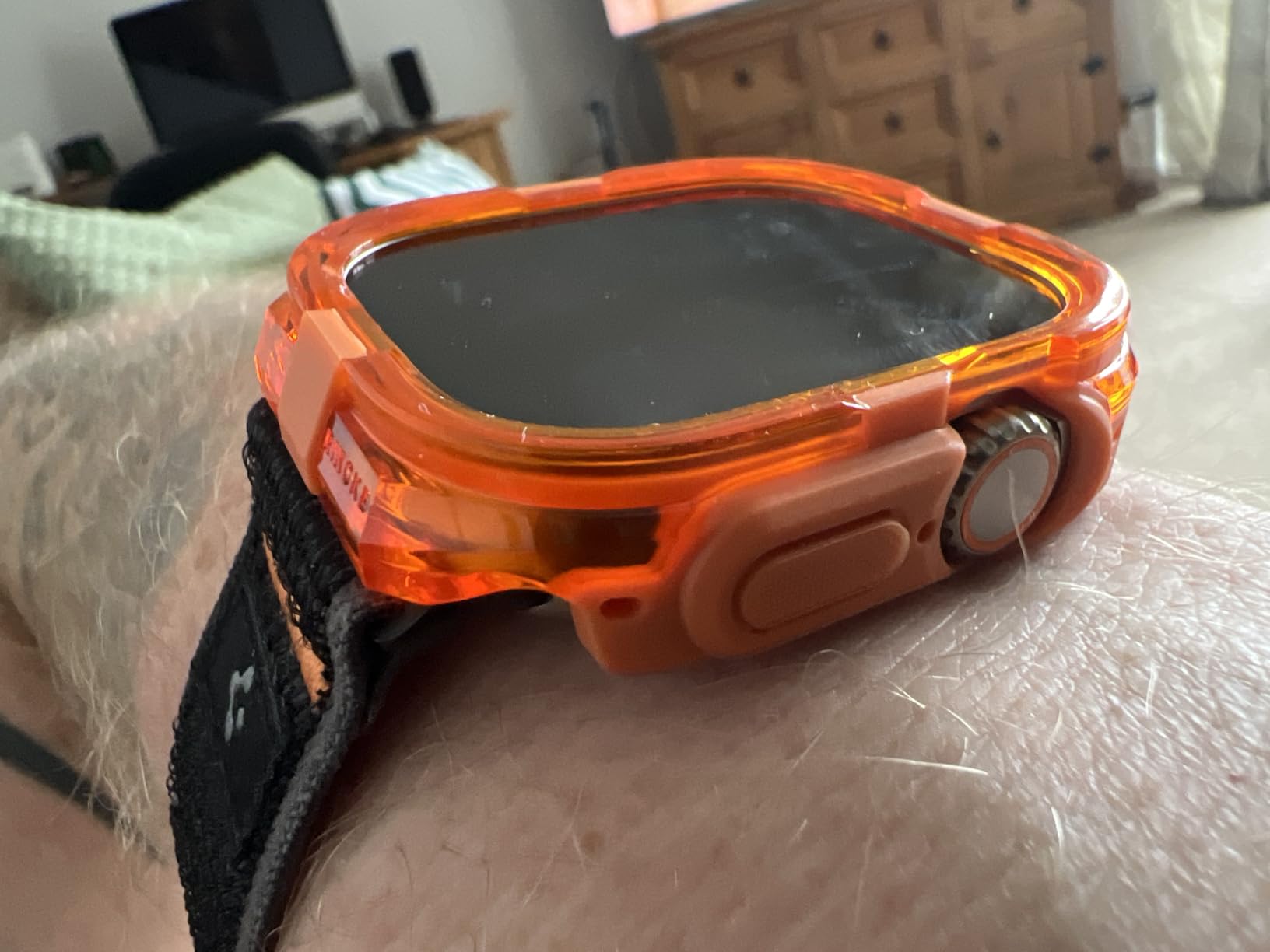 Ringke Fusion Bumper cover Apple Watch Ultra verde neon 49mm