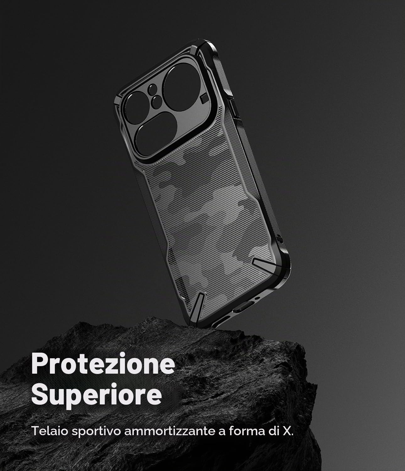Ringke Fusion-X Cover Nothing Phone (4a) Pro Camo Black