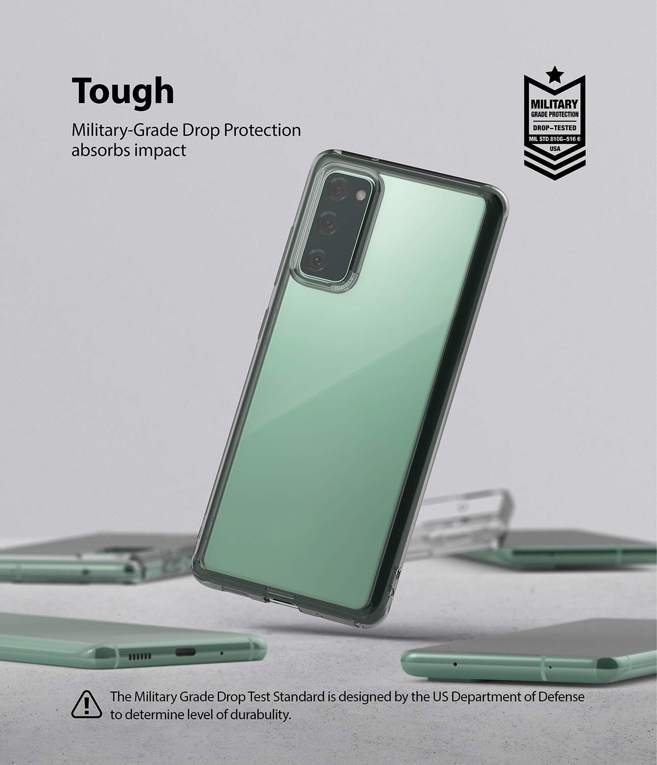 Ringke Fusion Cover Galaxy S20 FE Smoke Black Antiurto