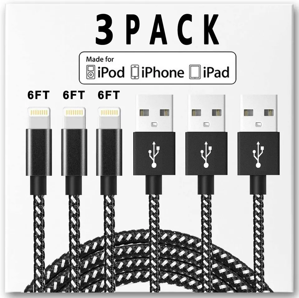 Redpepper Cavo Lightning iPhone nylon intrecciato MFi 1m