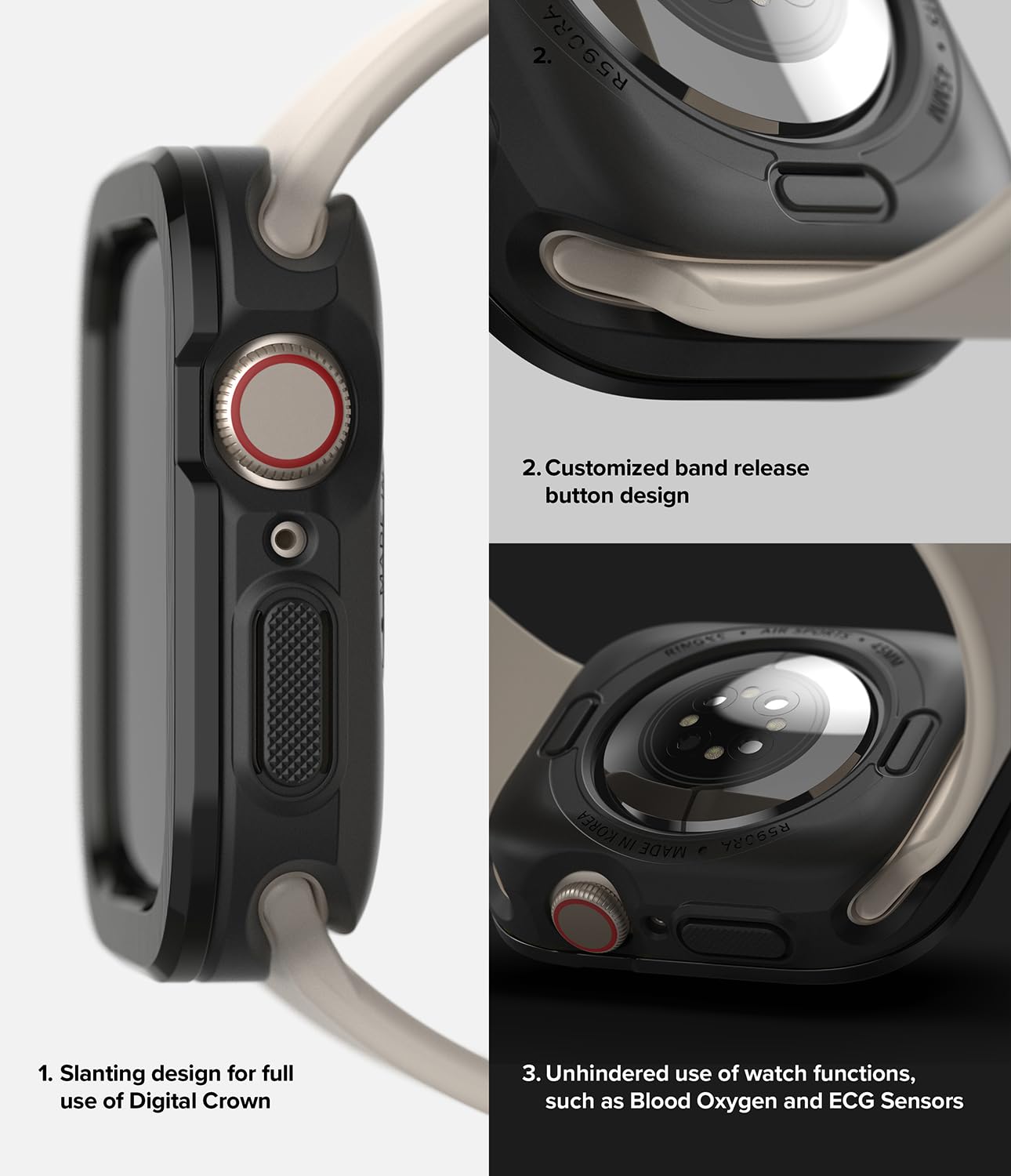 Ringke Air Sports Cover Apple Watch 41mm Nero 31 TPU