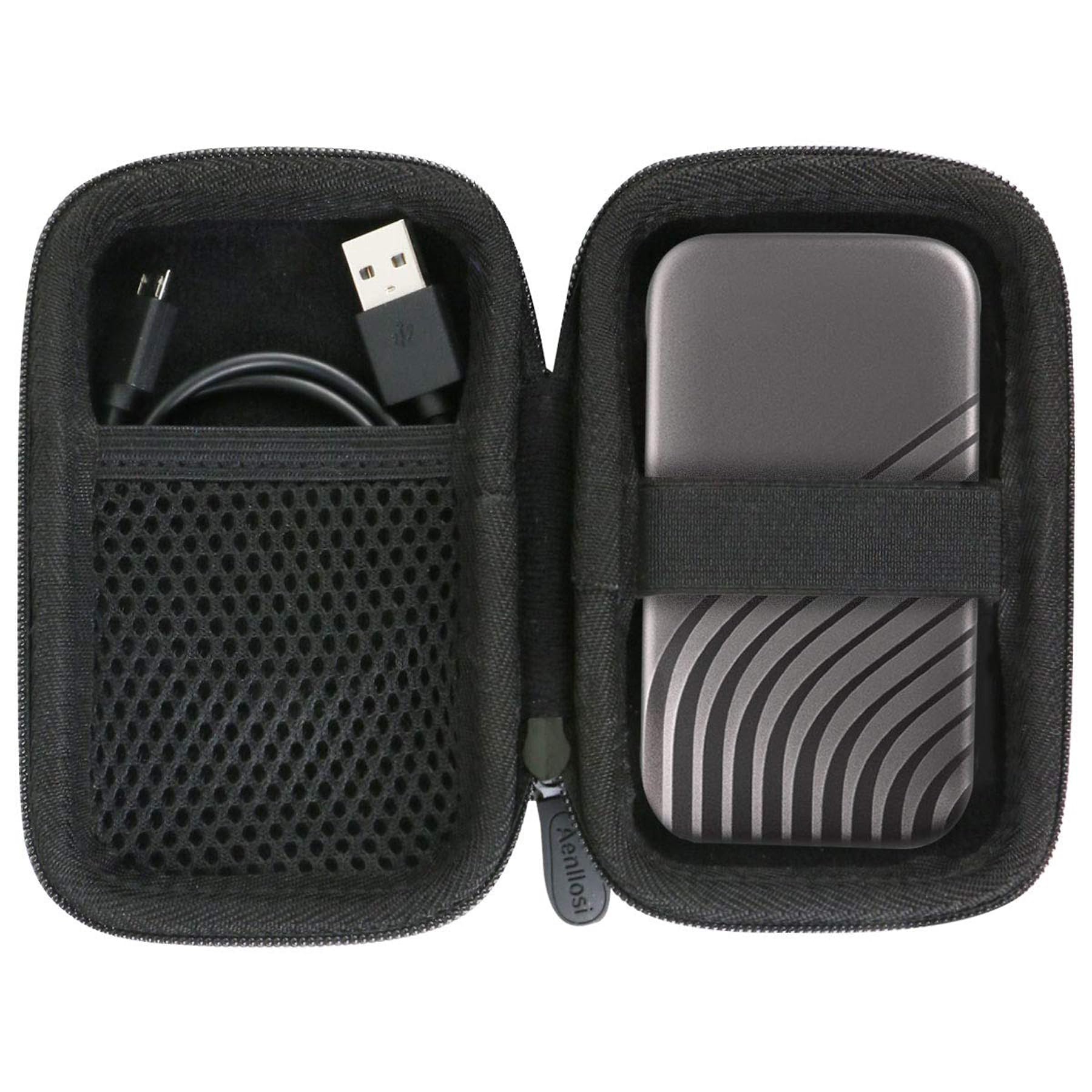 Aenllosi SSD Case custodia rigida WD My Passport SSD blu EVA