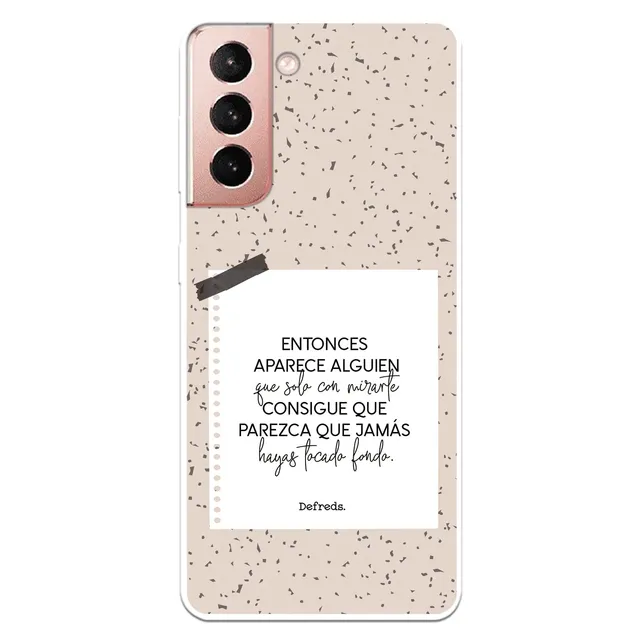 La Casa de las Carcasas Collaborazioni cover Galaxy S21 Defreds frase
