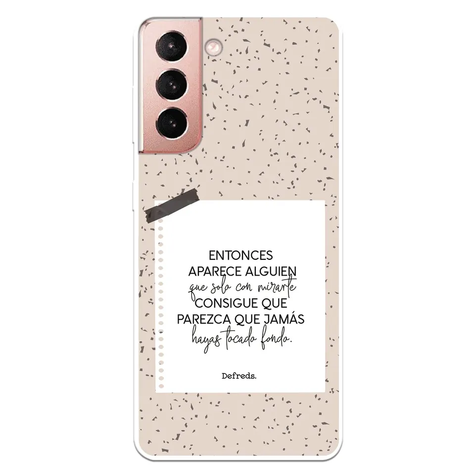 La Casa de las Carcasas Collaborazioni cover Galaxy S21 Defreds frase