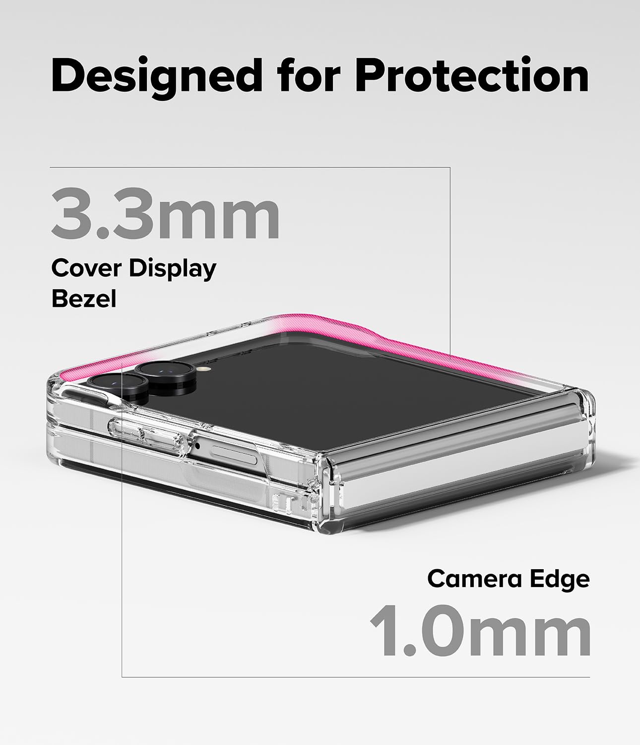 Ringke Fusion Flap cover Samsung Galaxy Z Flip 8 Clear trasparente