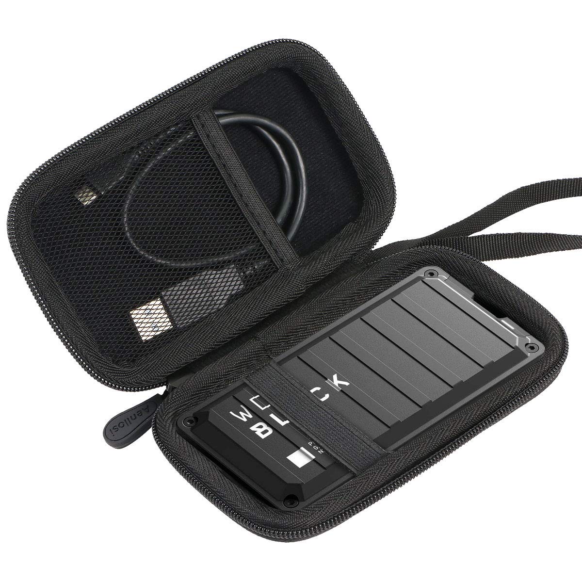Aenllosi SSD Case custodia WD Black P50 EVA rigida 14x8,5x3,8 cm