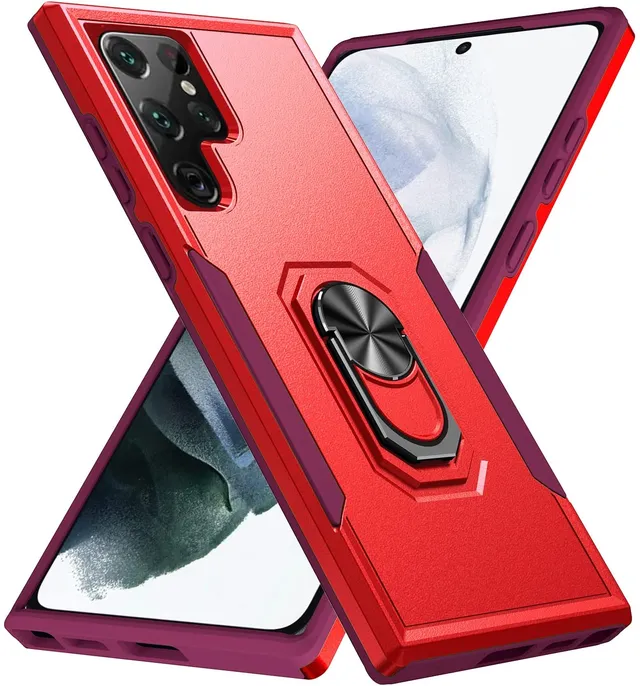 Redpepper Galaxy Cases S22 Ultra Custodia magnetica con anello stand