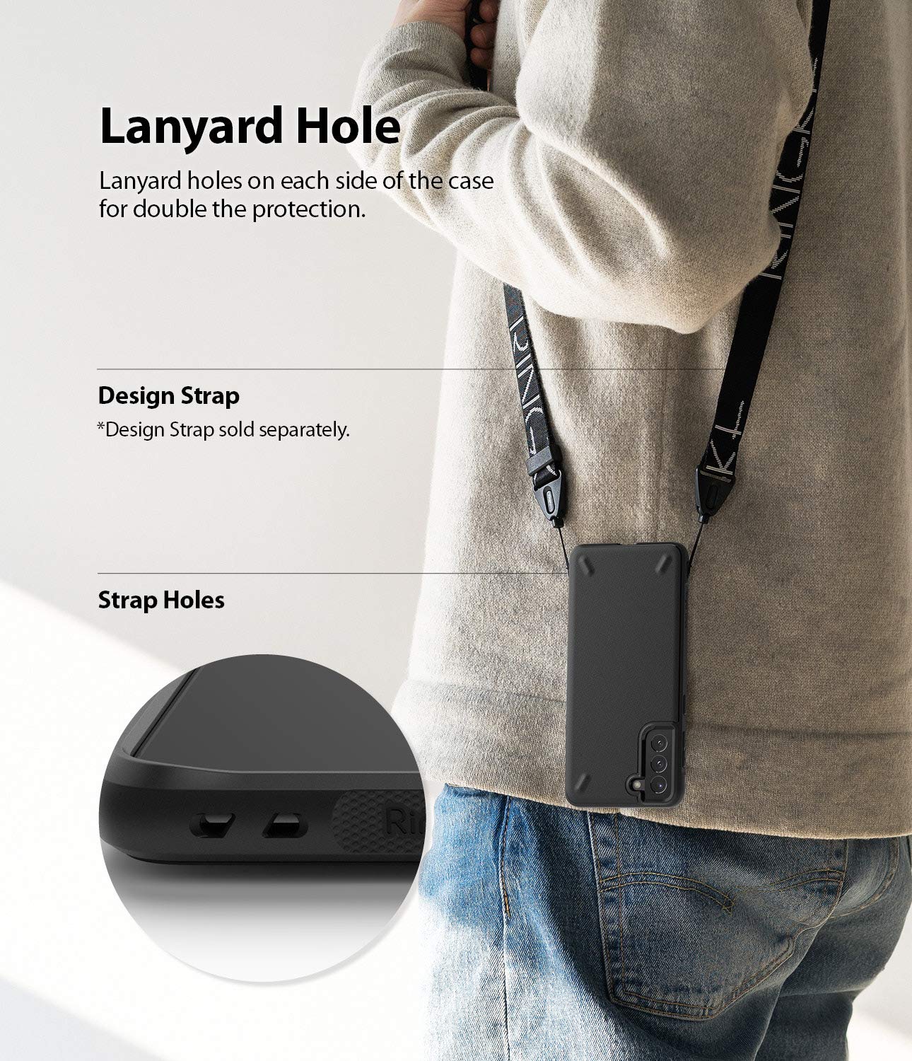 Ringke Onyx Cover Galaxy S21 Plus Custodia TPU Nera Antiurto
