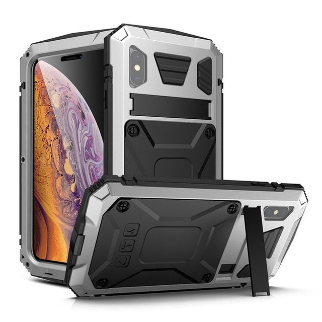 Redpepper iPhone 11 Cover Alluminio Stand nero