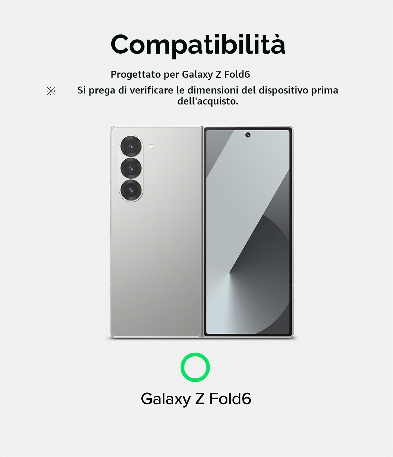 Ringke Dual Easy Film Pellicola Galaxy Z Fold 6 EPU HD