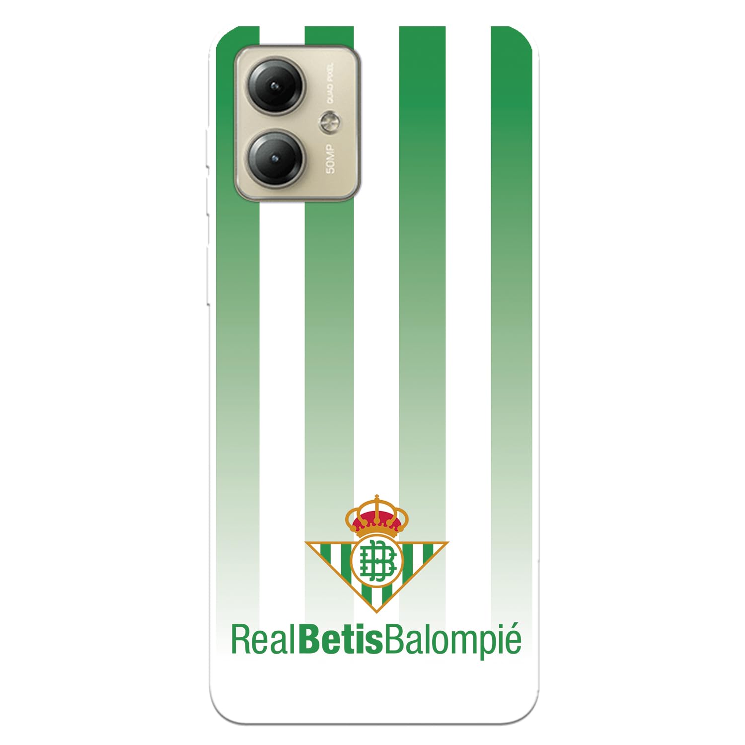La Casa de las Carcasas Real Betis custodia Moto G14 strisce